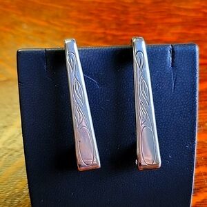 Sterling Silver Diaper Pin Set